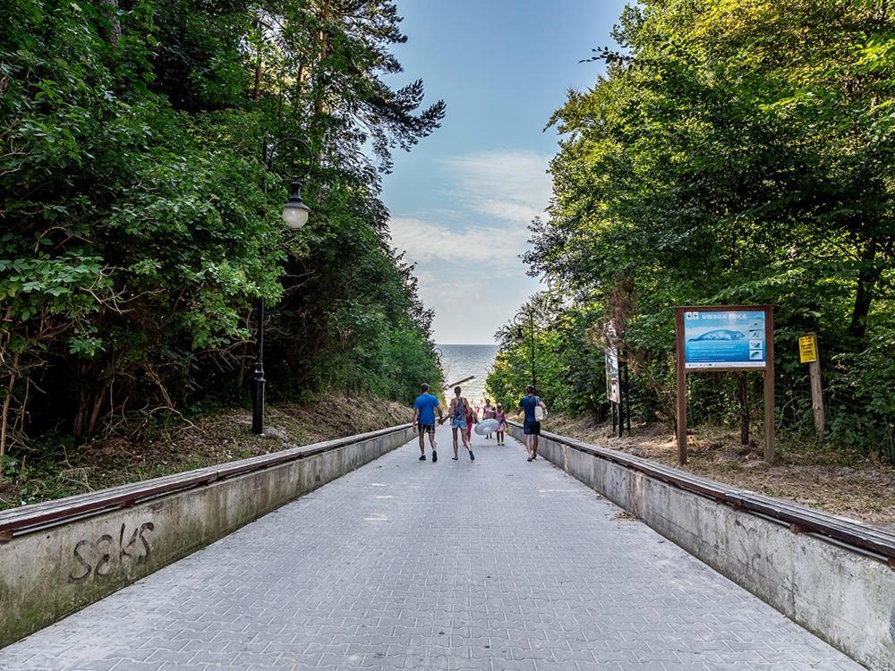 U Sylwi Domki Drewniane Trzęsacz Exterior foto